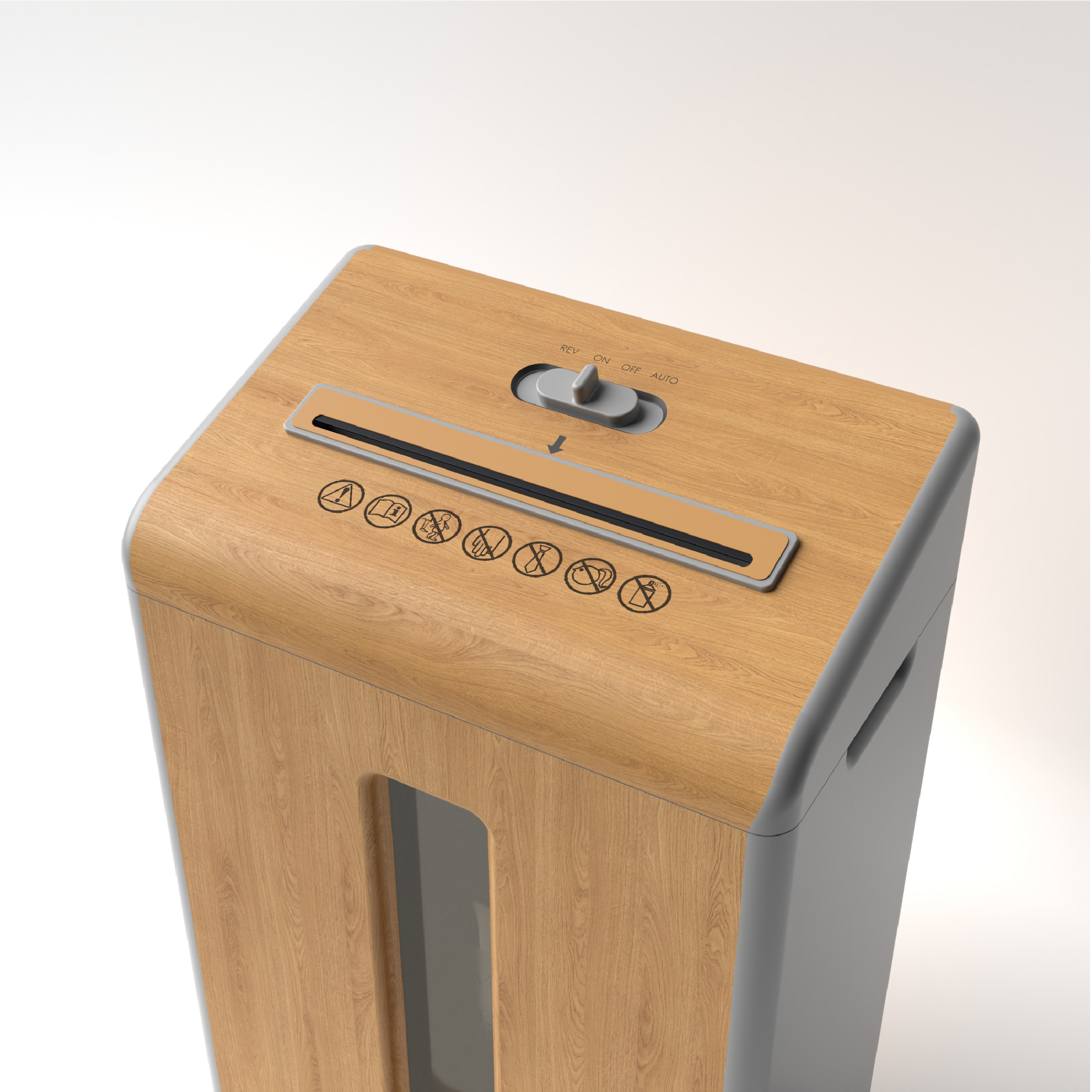 Detail shot of controls